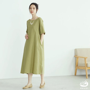 部屋着以上お出掛け未満◎「ちょっとそこまで」にも使えるワンピース♪