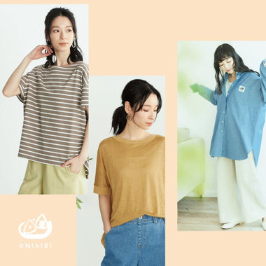 初夏映えトップスを、ピックアップ！