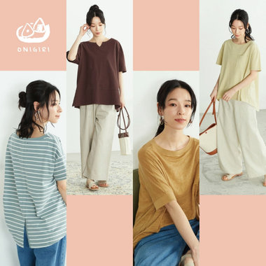 涼しくリラックス！ゆるトップス18選