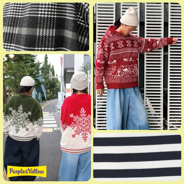 柄・プリントアイテムで、コーデにアクセントを。