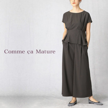 【イージーケア】暑い夏の味方♪着心地涼やかセットアップ！