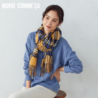 ニットやアウターにプラスする、冬小物