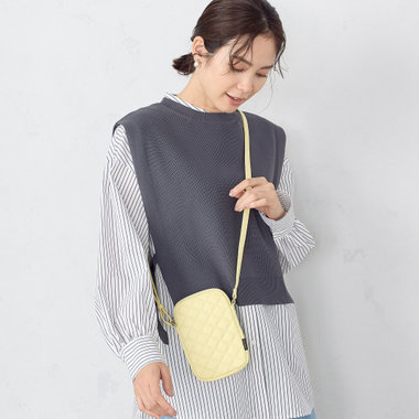 キルティング スマホ ミニショルダー