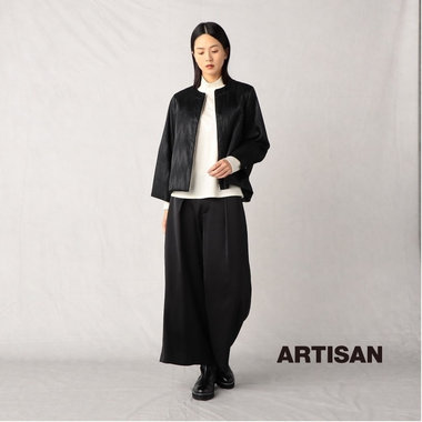 【SALE】霞ジャカード 中綿ブルゾン