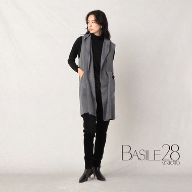 ストレッチフラノ ジレ