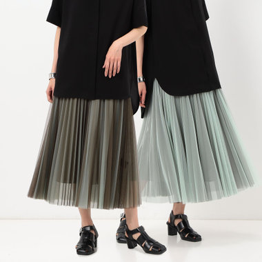 〔 TALLサイズ 〕 【リバーシブル】ソフトチュール スカート