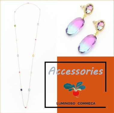 カラフルなアクセサリーで華やかに