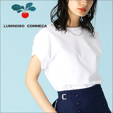 LUMINOSOの大人気 “スーピマコットン Tシャツ”