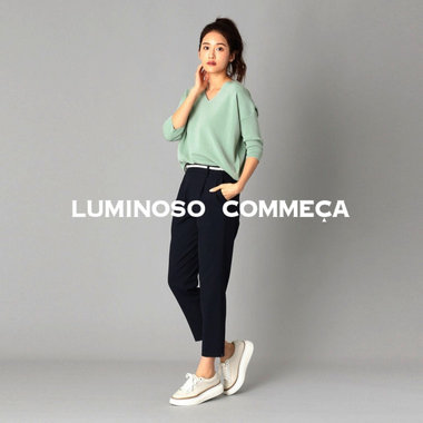 定番『ミラノリブニット』でつくる、秋色コーデ