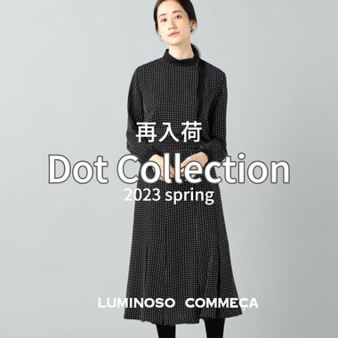 【2023新作】大人顔のドット柄、人気ブラウス再入荷！