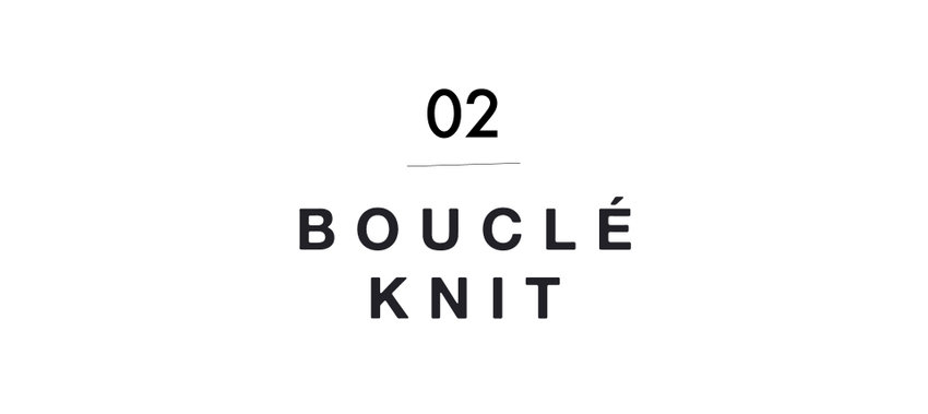 Boucle knit