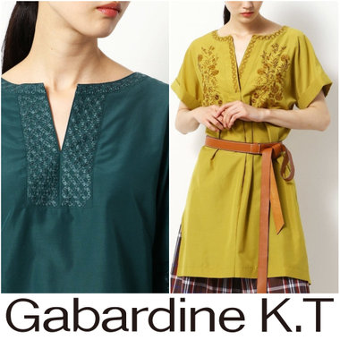 エレガントなフラワー刺繍