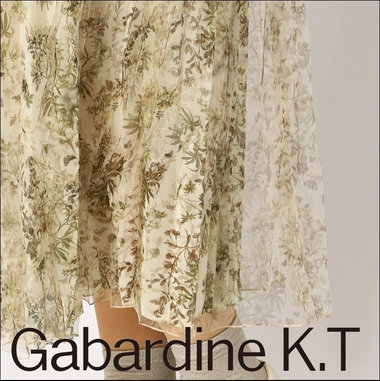 エレガントな透け感 “オーガンジースカート”