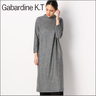 さりげないラメがポイント！着心地の良いジャージードレス