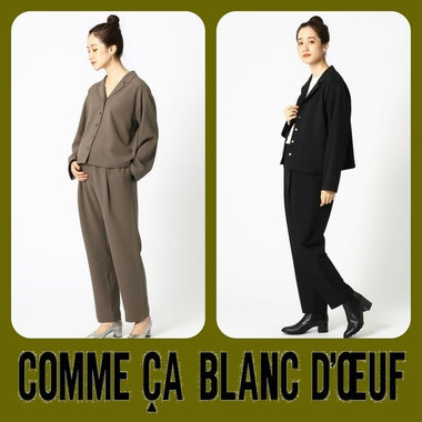 リラックス感のあるシャツジャケットセットアップ