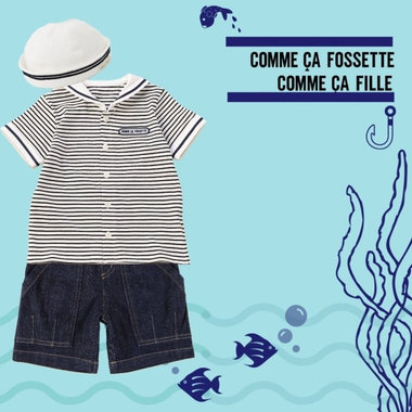 定番のマリンスタイル