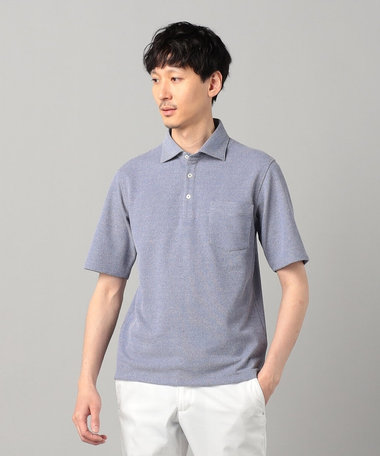 和泉市編み和紙 カノコポロシャツ