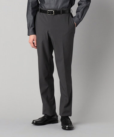 【セットアップ対応】福井編み ナイロントリコットジャージー テーパードパンツ