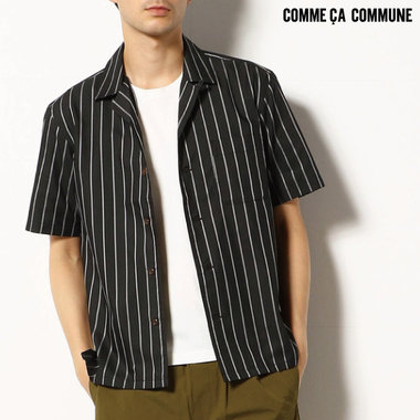 上品さと男っぽさのバランスがちょうどイイ。コミューンの夏シャツ♪