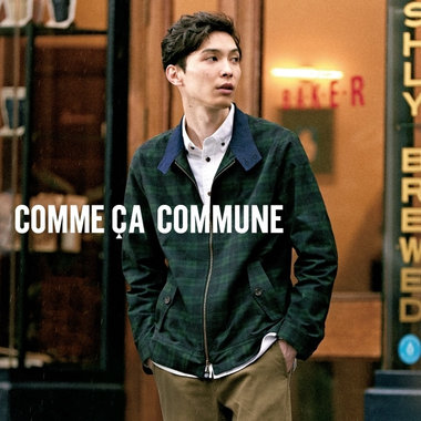 チェック シアサッカー スイングトップ