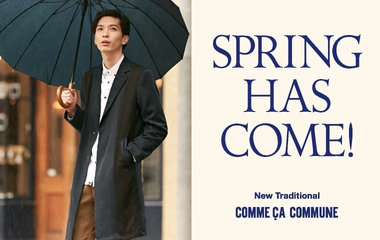 春の軽量アウター｜コムサコミューン