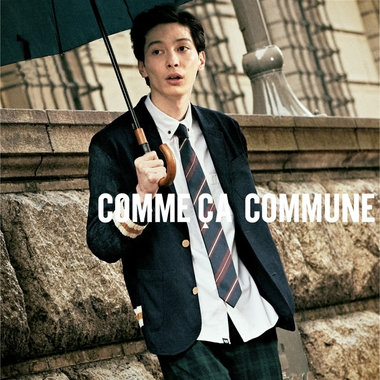 ニットコンビ ブレザー