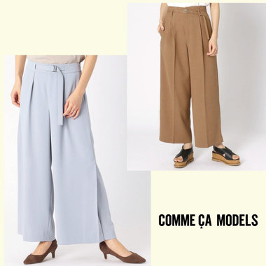 【models】楽チンなのにスタイルがよく見える！魔法のようなボトム。