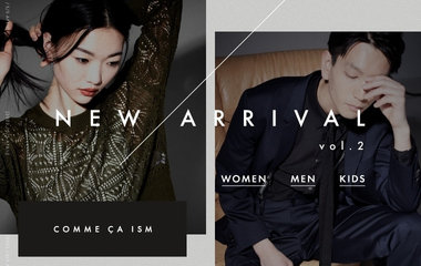 NEW ARRIVAL vol.2｜コムサイズム