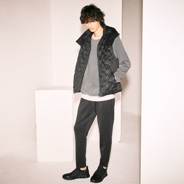 接結 ダウン ベスト