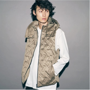 接結 ダウン ベスト