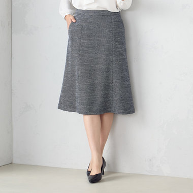 【セットアップ対応】ラメツイード　マーメイドスカート