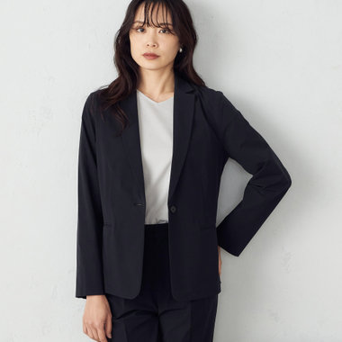 【セットアップ対応】ウォッシャブル　TEXBRID(R)　テーラードジャケット