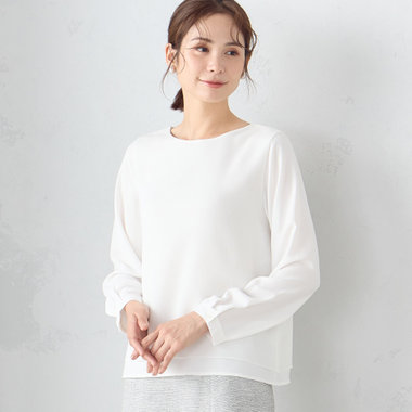 レイヤード風　ブラウス