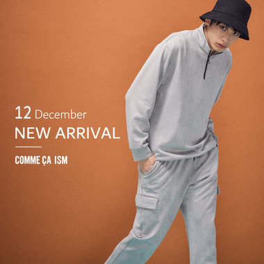 12月新作ラインナップ　COMME CA ISM men