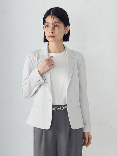 鹿の子テーラードジャケット