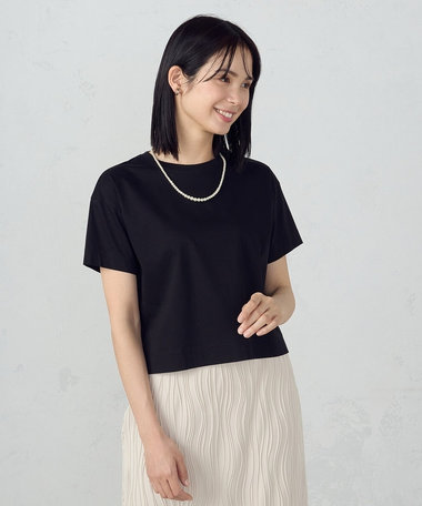 ボックスシルエット クロップド丈 Ｔシャツ