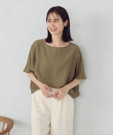 日本の色 Tブラウス 朝凪の港町