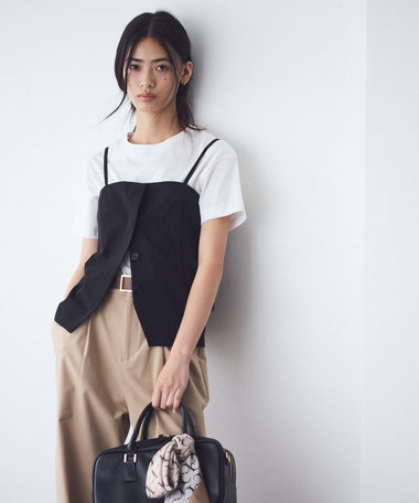 キャミソールビスチェ