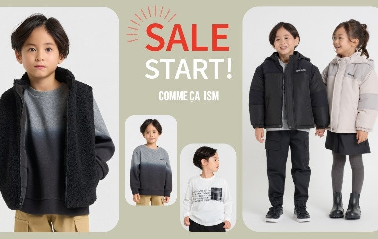 SALE START｜コムサイズムキッズ・ベビー 2025.12.12｜COMME CA ISM