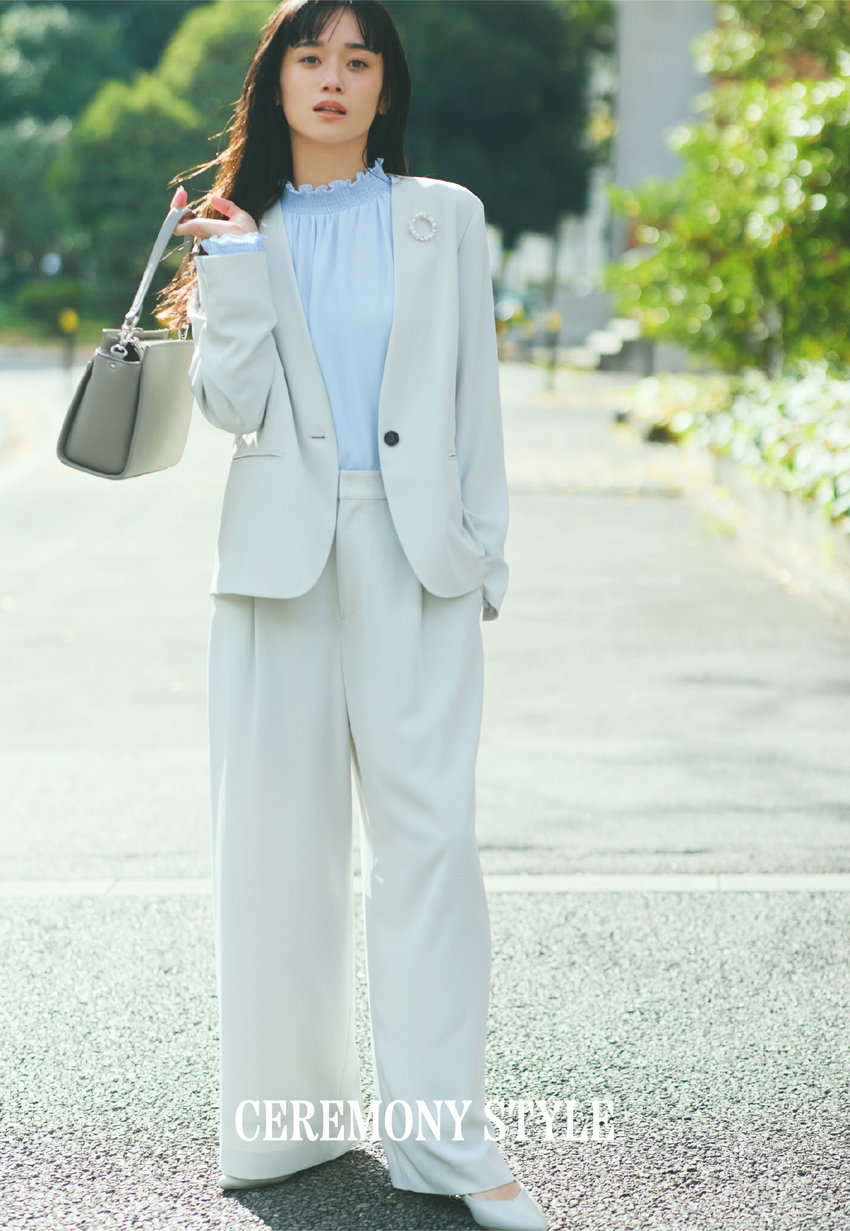 kurumiさま専用ママスーツ　フォーマルウェア　セットアップ フリー 宮城舞さんがまとう【セレモニースタイル】│コムサイズム 2026.01.06