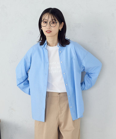 【i'm ism.】ブロード ボタンダウンシャツ