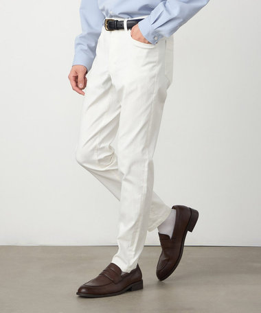 【スマートベーシックパンツ】ハイテンションツイル スキニーパンツ