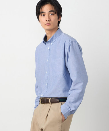 【吸水速乾・UVカット】リコッティア中空オックス ボタンダウンシャツ