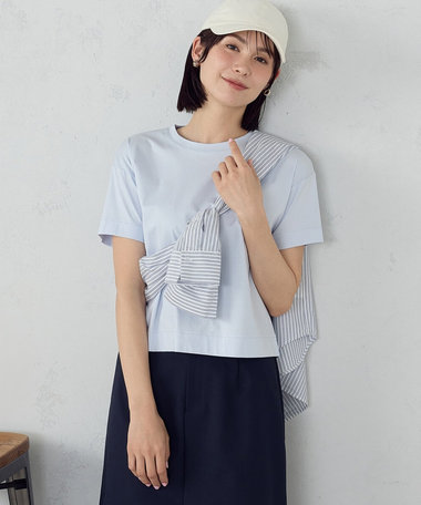 ボックスシルエット クロップド丈Ｔシャツ