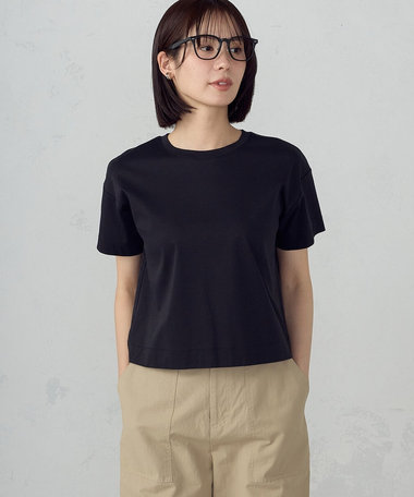 ボックスシルエット クロップド丈Ｔシャツ