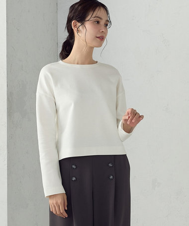 【i'm ism.】クロップド丈 ロンT