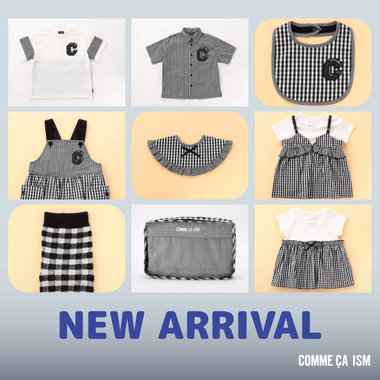 NEW ARRIVAL -すっきりと爽やかギンガムチェック-｜コムサイズムキッズ・ベビー