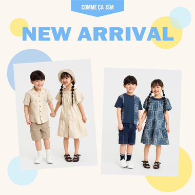NEW ARRIVAL-夏のおでかけに！バンダナ柄アイテム-｜コムサイズムキッズ・ベビー